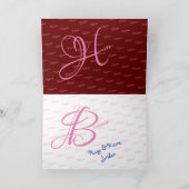 Toujours Dans Mon Esprit Carte De Voeux Anniversai (Intérieur)