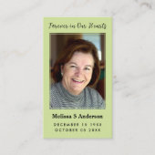 Toujours dans nos coeurs Carte photo de prière fun (Devant)