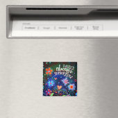 Toujours Demain Floral Fun Inspirivity Magnet (In Situ (Lave-vaisselle))