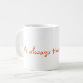 Toujours du temps pour la crème glacée Mug (Devant gauche)