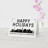 TOUJOURS ÉCLAIRÉ Vegas Happy Holidays Carte de voe (Orchidée)