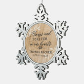 Toujours et pour toujours ornement commémoratif de (Vue impression)