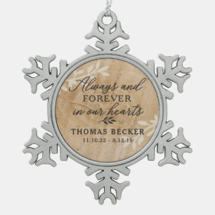 Toujours et pour toujours ornement commémoratif de