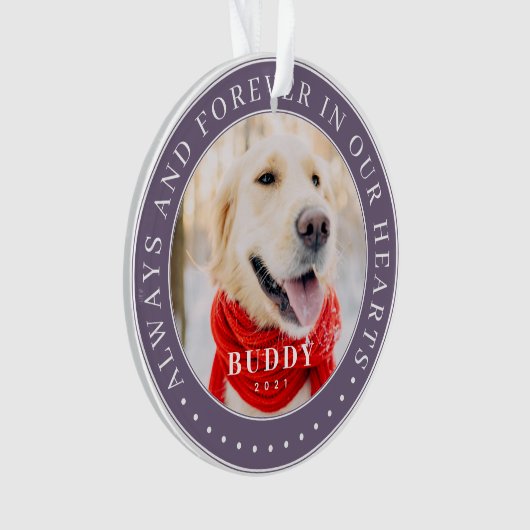 Toujours et toujours dans nos coeurs Memorial Pet  (devant)