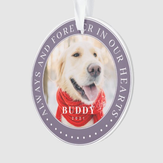 Toujours et toujours dans nos coeurs Memorial Pet  (devant)