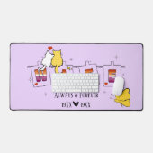 Toujours & Éternellement Drapeau Lesbien Coucher d (Clavier et souris)