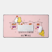 Toujours & Éternellement Drapeau Lesbien Coucher d (Clavier et souris)
