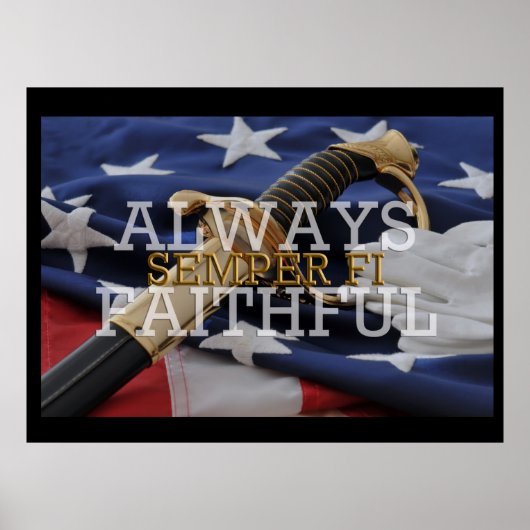 Toujours fidèle - Affiche Semper Fi (Devant)