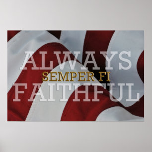 Toujours fidèle - Affiche Semper Fi