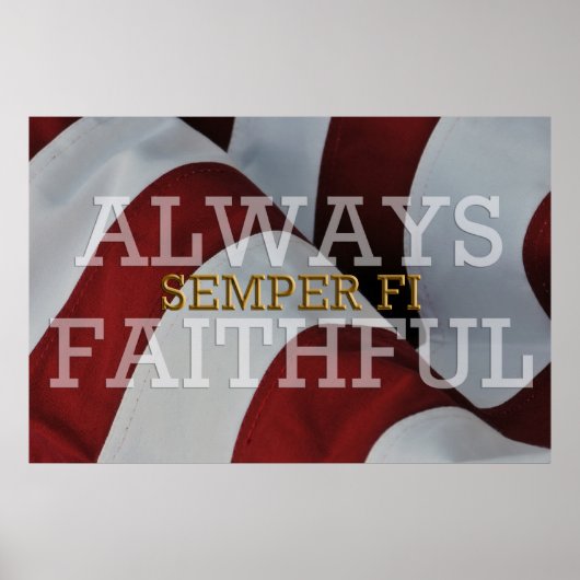 Toujours fidèle - Affiche Semper Fi (Devant)