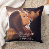 Toujours & Forever Coussin de Lancer de Photo Pers (Couverture)