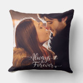 Toujours & Forever Coussin de Lancer de Photo Pers (Recto)