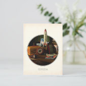 Toujours la vie avec la carte postale future (Debout devant)