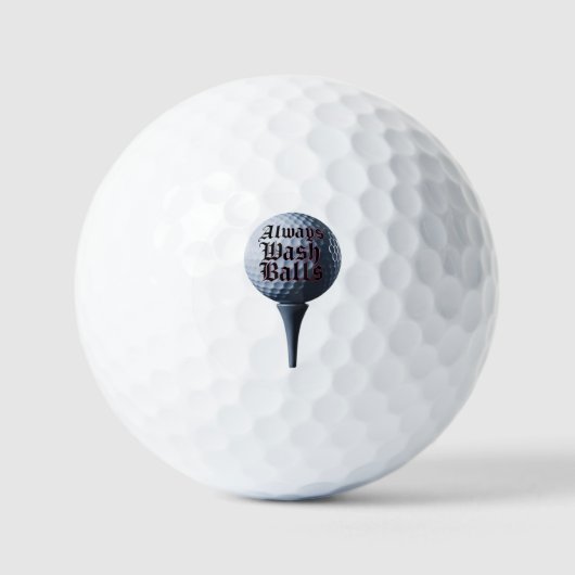 Toujours laver les balles de golf (Recto)