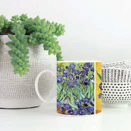 Toujours Life Irises Triptych Van Gogh Coffee Mug
