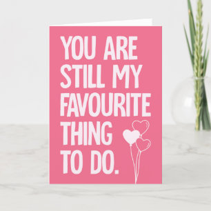 TOUJOURS MA FAVORITE - drôle de carte de Valentine