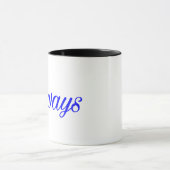 Toujours – Mug Minimaliste Romantique (Centre)