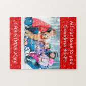 Toujours Noël Photo Puzzle pour grand-mère (Horizontal)