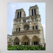 Toujours Paris Notre Dame Cathedral Poster (Voorkant)