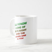 Toujours raison et toi drôle Mug (Devant gauche)