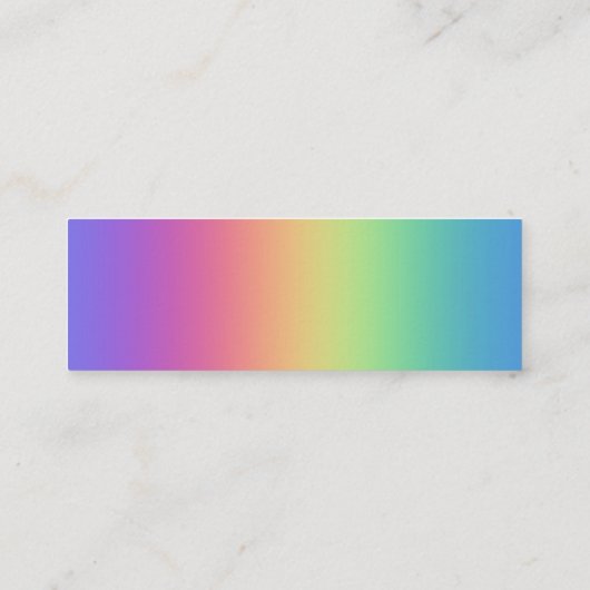 Toujours rechercher Rainbows Mini Cartes de visite (Dos)