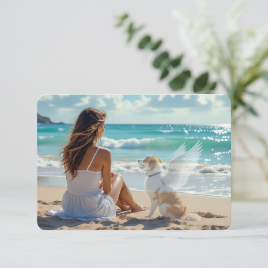 Toujours se souvenir Pet Perdre Dog Bond Carte de (Debout devant)