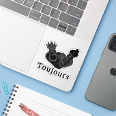 Toujours Sticker (Ordinateur portable avec iPhone)