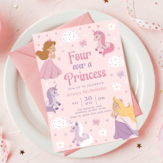 Toujours une invitation de princesse. Pour toujour