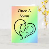 Toujours une mère obligation enfant carte de fête  (Fleur jaune)