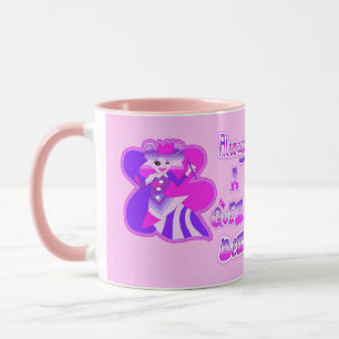 Toujours une reine abeille baby tasse rose