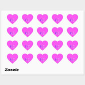 Toujours une reine abeille Stickers rose chaud (Feuille)