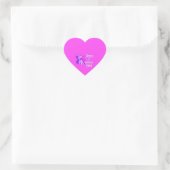 Toujours une reine abeille Stickers rose chaud (Sac)