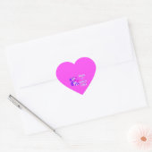 Toujours une reine abeille Stickers rose chaud (Enveloppe)