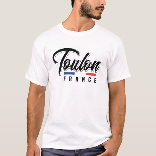 Toulon in Frankrijk T-shirt (Voorkant)