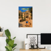 Toulon Opera – Vintage Reisposter Poster (Thuiskantoor)
