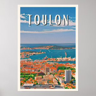 Toulon Photo Vintage Poster