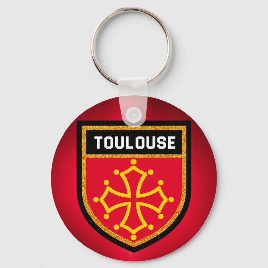Toulouse Flag Sleutelhanger (Voorkant)