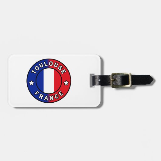 Toulouse Frankrijk Bagagelabel (Voorkant horizontaal)