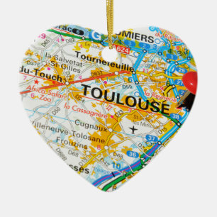 Toulouse, Frankrijk Keramisch Ornament