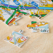 Toulouse, Frankrijk Legpuzzel (Zijkant)