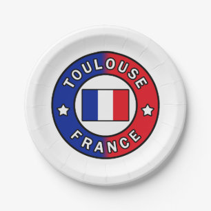 Toulouse Frankrijk Papieren Bordje
