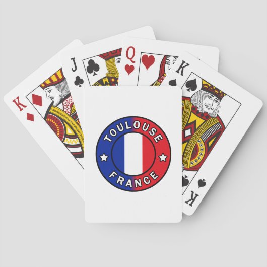 Toulouse Frankrijk Pokerkaarten (Achterkant)