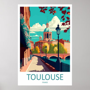 Toulouse Frankrijk Poster