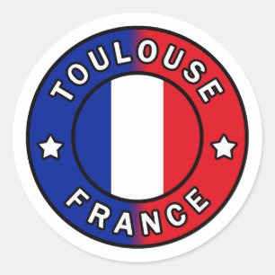 Toulouse Frankrijk Ronde Sticker