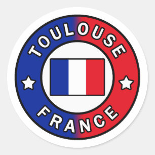 Toulouse Frankrijk Ronde Sticker
