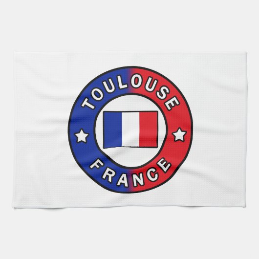 Toulouse Frankrijk Theedoek (Horizontaal)
