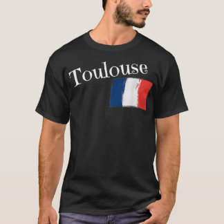 Toulouse Frankrijk Vlag Franse stad Toulouse T-shirt