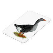 Toulouse Goose Tufted Magneet (Linkerzijde)
