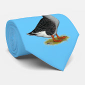 Toulouse Goose Tufted Stropdas (Opgerold)