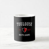 Toulouse Haute-Garone Rugby League T-Shirt Design Koffiemok (Center)